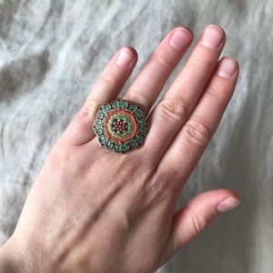 Lucky Brand medallion ring